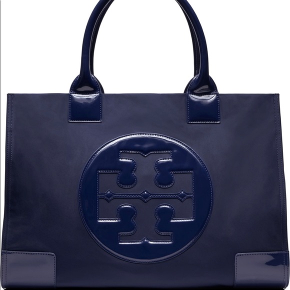 Tory Burch Handbags - 24 HOUR SALE‼️ Large Navy Tory Burch Nylon Tote
